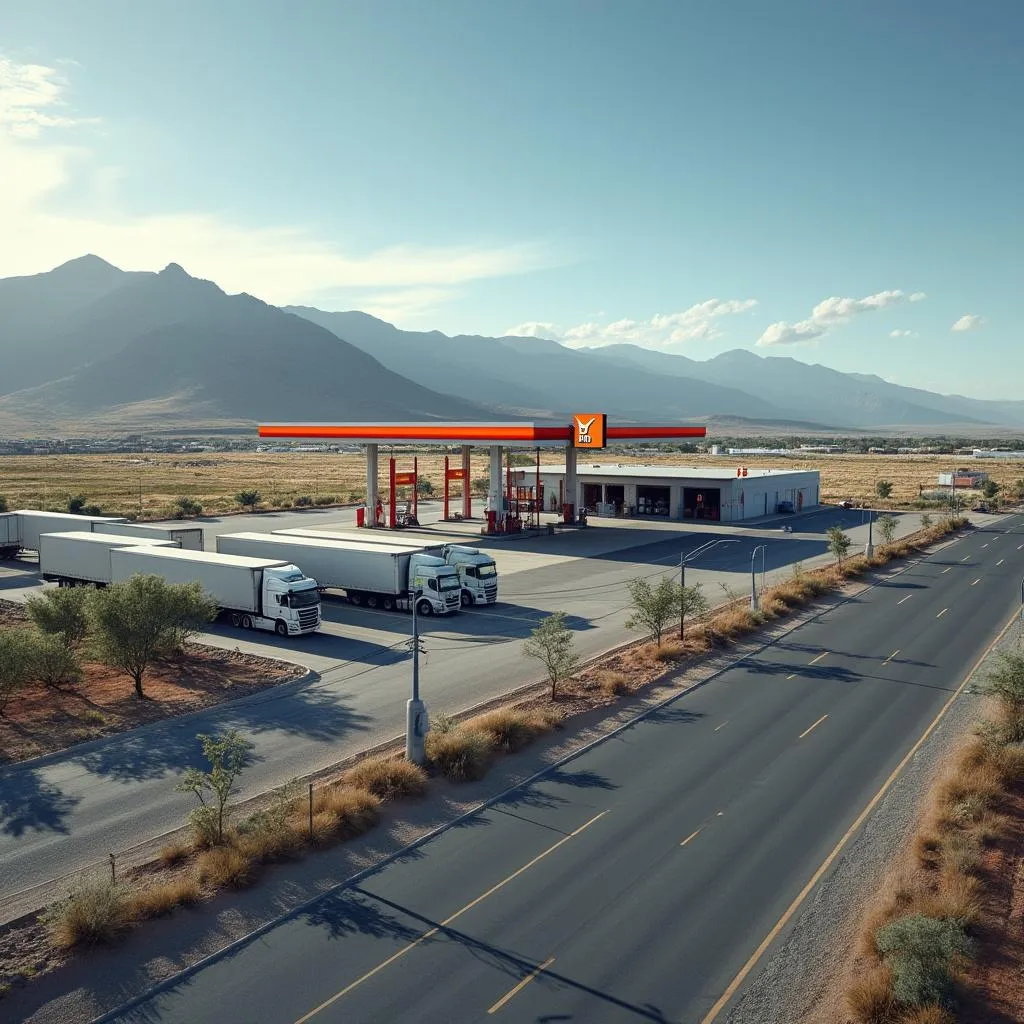 Estación YPF en ruta nacional 7